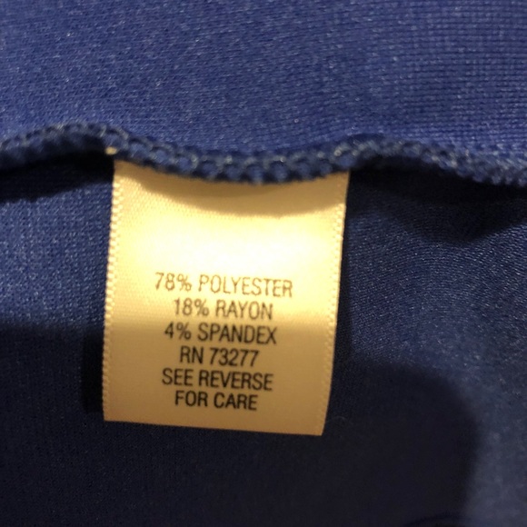 Apt. 9 Royal Blue Fit & Flare Dress - Picture 6 of 7